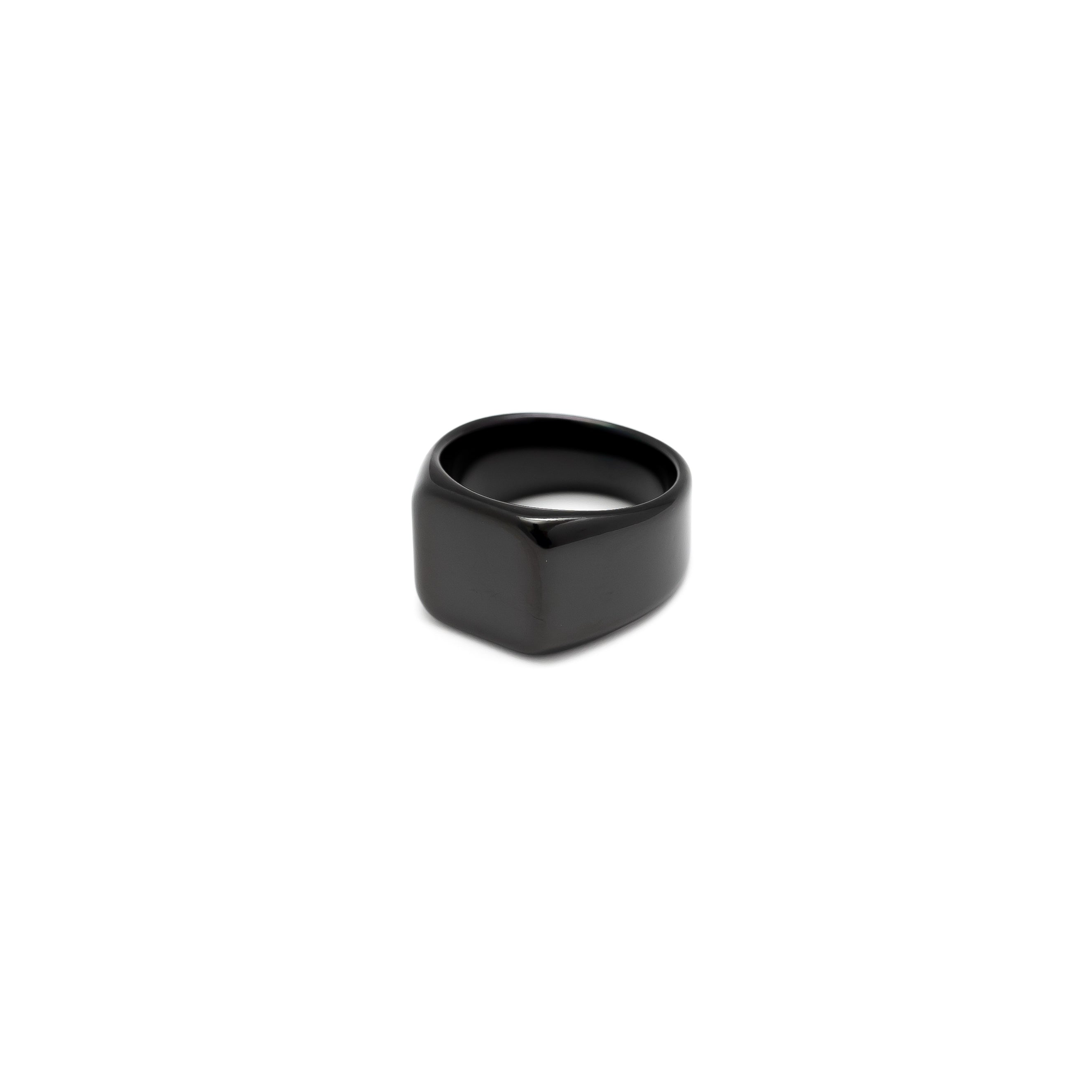 Squared Sovereign Ring (Black)