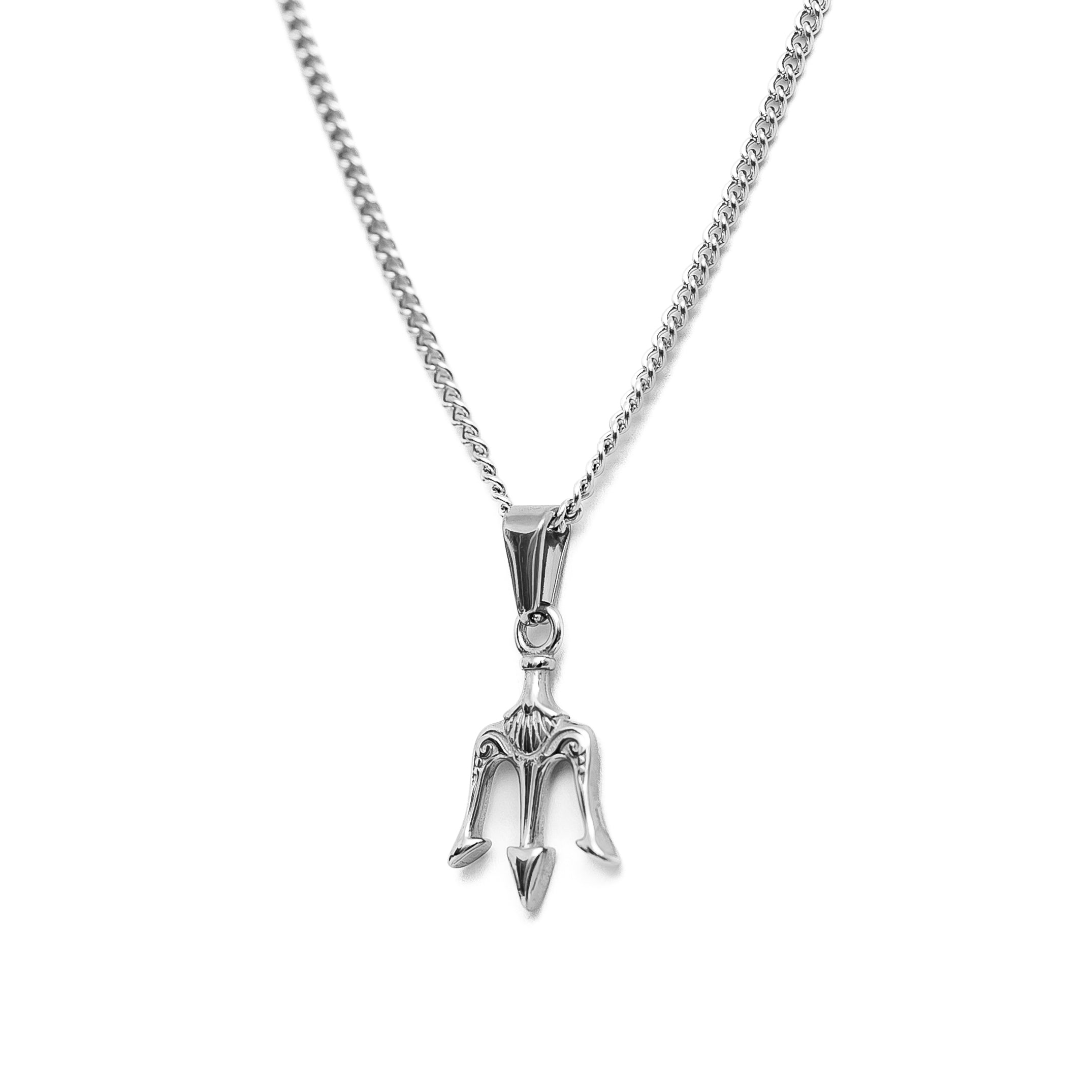 Trident Pendant (Silver)