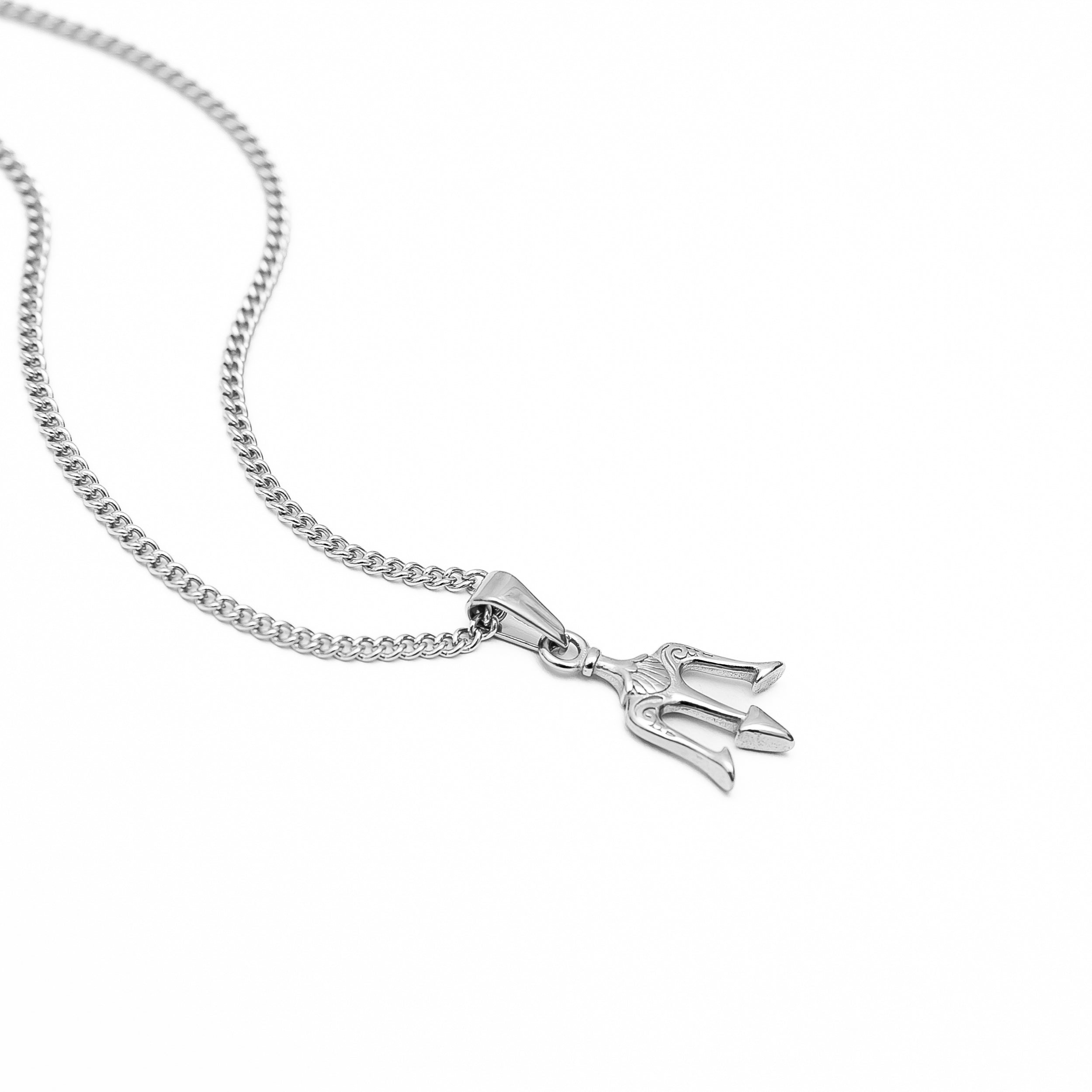 Trident Pendant (Silver)